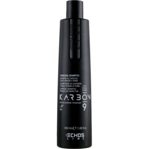 Echosline Karbon 9 Charcoal Shampoo - szampon do włosów zniszczonych z węglem, 350ml