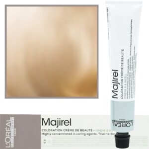 Loreal Majirel - profesjonalna farba do włosów, paleta kolorów, 50ml 9.13 Bardzo Jasny Blond Popielato-Złocisty