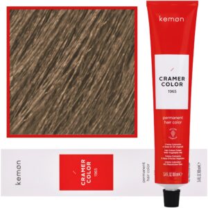 Kemon Cramer Color – kremowa farba do włosów z olejem kokosowym, 100ml 9,008 | Bardzo Jasny Nordycki Super Naturalny Blond