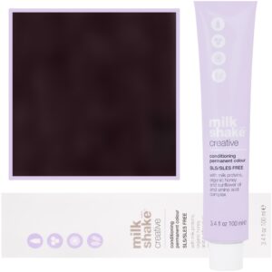 Milk Shake Creative - farba do włosów 100ml, pełna paleta kolorów 4,56 | 4MR || Średni Czerwony Mahoniowy Brąz