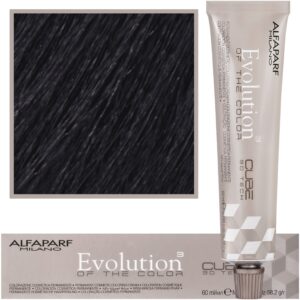 Alfaparf Evolution - farba do włosów 60ml cała paleta 5 Metallic Grey Black  | Jasny brąz