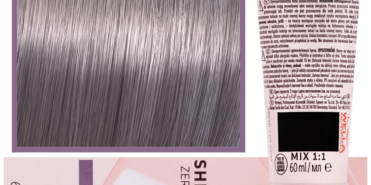 Wella Shinefinity Zero Lift Glaze - profesjonalna farba do włosów, 60ml 05/98 | Jasny Perłowy Srebrzysty Brąz