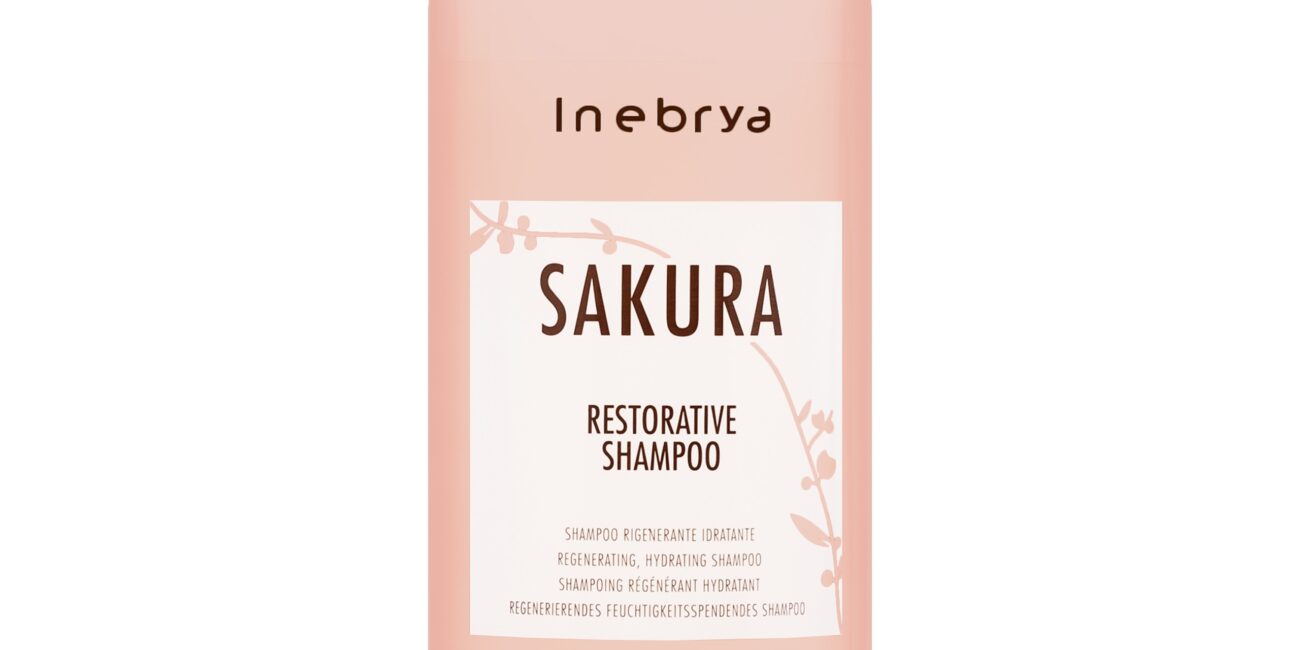 Inebrya Sakura Restorative - szampon regenerująco-nawilżający, 1000ml
