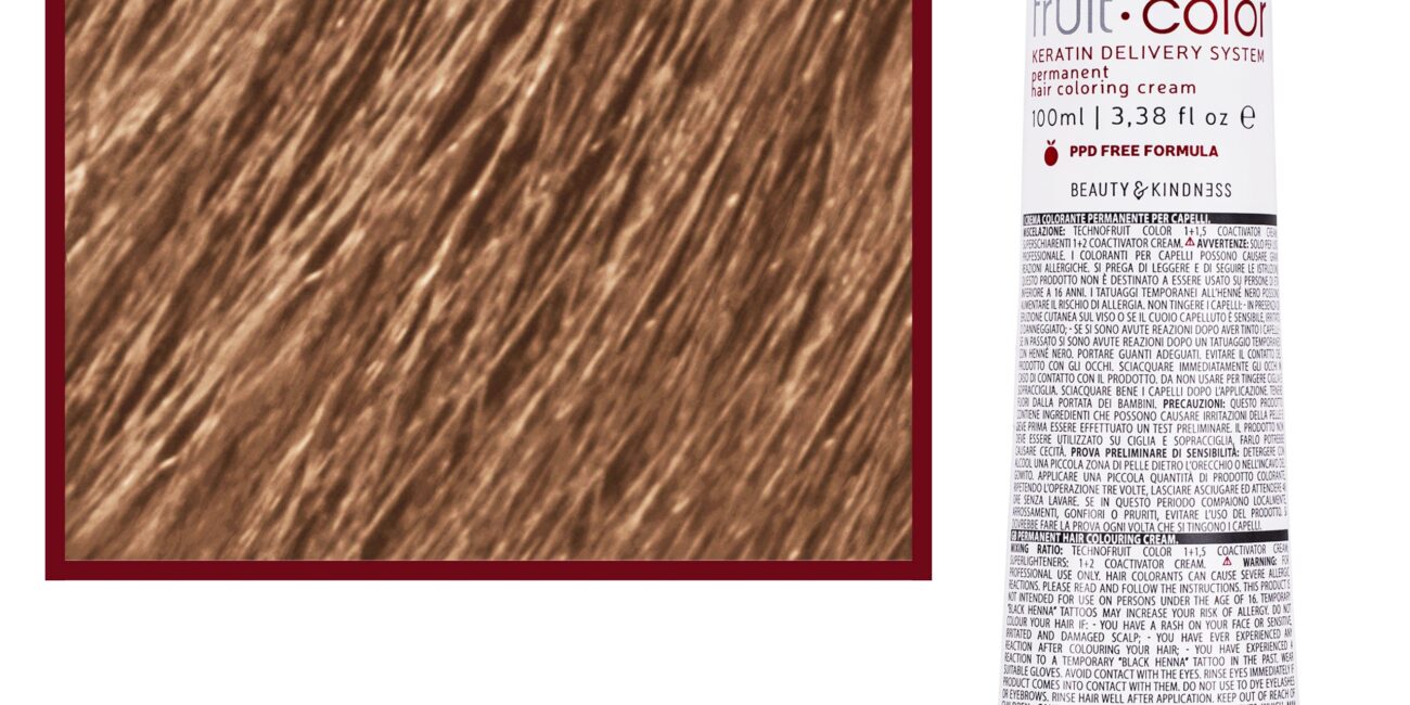 Alter Ego Technofruit Color – farba z keratyną do trwałej koloryzacji włosów, 100ml 8/3 | Jasny Blond Złoty