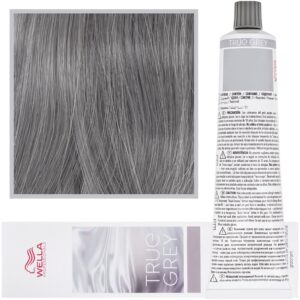 Wella True Grey - farba utleniająca do naturalnie siwych włosów, 60ml Steel Glow Dark | Stalowy Blask Ciemny Toner