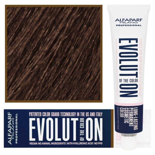Alfaparf Evolution - wegańska farba do koloryzacji włosów, 60ml 7,01 | Średni Delikatny Popielaty Blond
