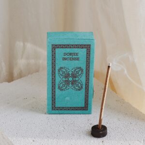 Kadzidła naturalne patyczkowe Dorjee – zapach Saang 44szt. z podstawką Stupa Incense