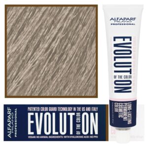 Alfaparf Evolution - wegańska farba do koloryzacji włosów, 60ml 9,1 | Bardzo Jasny Popielaty Blond