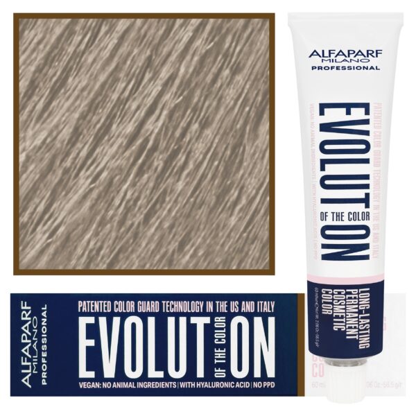 Alfaparf Evolution - wegańska farba do koloryzacji włosów, 60ml 9,1 | Bardzo Jasny Popielaty Blond