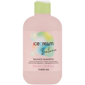 Inebrya Ice Cream Balance - szampon do włosów przetłuszczających się, 300ml