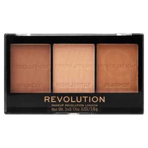 Makeup Revolution Ultra Sculpt & Contour Light/Med - paletka do konturowania twarzy, 11g