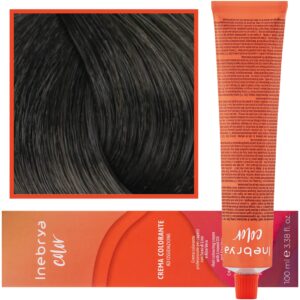 Inebrya Color - farba krem koloryzujący do włosów, 100ml 5/11 | Jasny Intensywnie Popielaty Kasztanowy