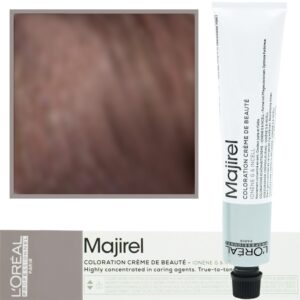 Loreal Majirel - profesjonalna farba do włosów, paleta kolorów, 50ml 6.23 Ciemny Blond Opalizująco-Złocisty