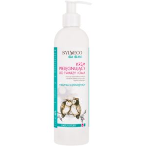 Sylveco krem pielęgnujący do twarzy i ciała dla dzieci – hipoalergiczny, bezzapachowy 300ml