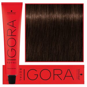 Schwarzkopf Professional Igora Royal - trwała farba do włosów o innowacyjnej formule, 60ml 4-6 | Średni Brąz Czekoladowy