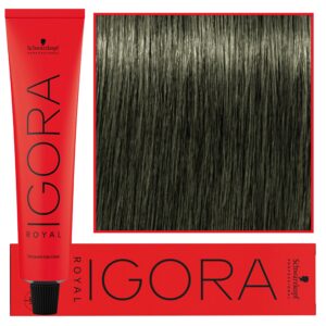 Schwarzkopf Professional Igora Royal - trwała farba do włosów o innowacyjnej formule, 60ml 7-24 | Średni Blond Popielaty Beż