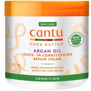 Cantu Shea Butter Argan Oil Leave In Cream - odżywka do włosów z olejem arganowym, 453g