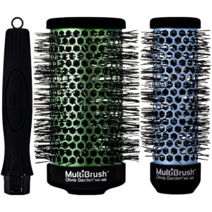 Olivia Garden Zestaw MultiBrush 3w1 - szczotki do modelowania włosów