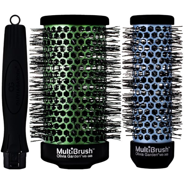 Olivia Garden Zestaw MultiBrush 3w1 - szczotki do modelowania włosów
