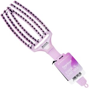 Olivia Garden Finger Brush Medium Arctic Lights - delikatna szczotka do włosów, różne kolory Ethereal Lavender | Eteryczna lawenda