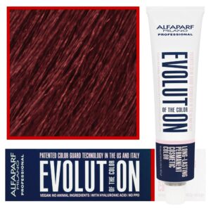 Alfaparf Evolution - wegańska farba do koloryzacji włosów, 60ml 6,6 | Ciemny Blond Czerwony