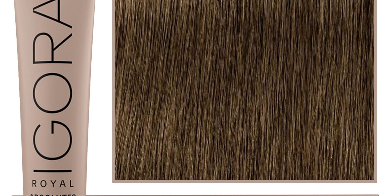 Schwarzkopf Professional Igora Royal Absolutes - trwała farba do włosów z kolagenem, 60ml 7-50 | Średni Blond Złoty Naturalny