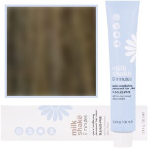 Milk Shake 9 Minutes - farba do włosów 100ml, pełna paleta kolorów 7,1 | 7A || Średni Popielaty Blond