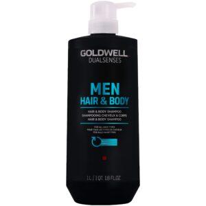 Goldwell MEN Hair & Body - szampon rewitalizujący do włosów i ciała dla mężczyzn, 1000ml