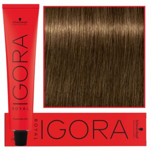 Schwarzkopf Professional Igora Royal - trwała farba do włosów o innowacyjnej formule, 60ml 6-4 | Ciemny Blond Beżowy