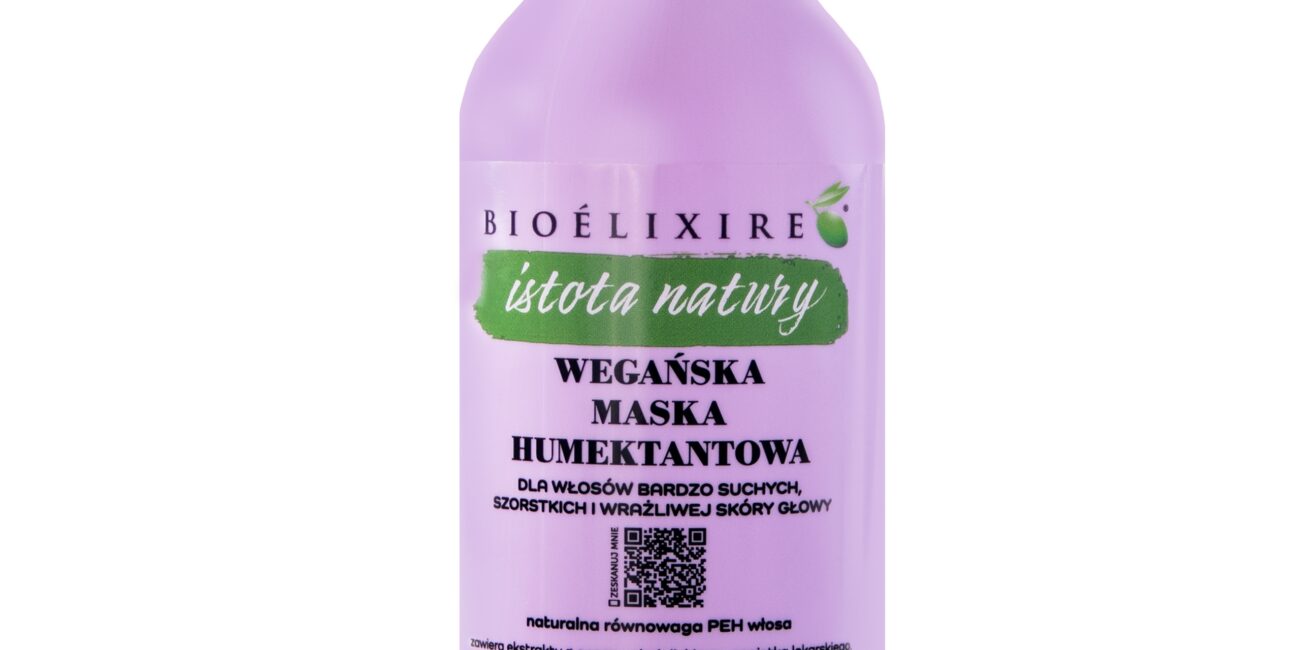 Bioelixire wegańska maska humektantowa do włosów 400ml