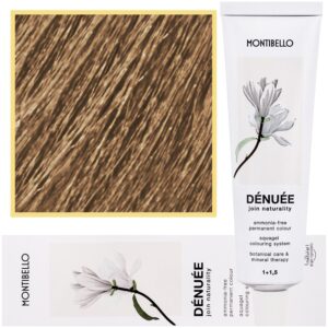 Montibello Denuee – naturalna wegańska farba do włosów bez amoniaku, 60 ml 8,31 | Popielaty Złoty Jasny Blond