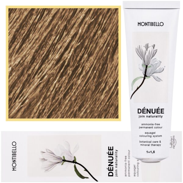 Montibello Denuee – naturalna wegańska farba do włosów bez amoniaku, 60 ml 8,31 | Popielaty Złoty Jasny Blond