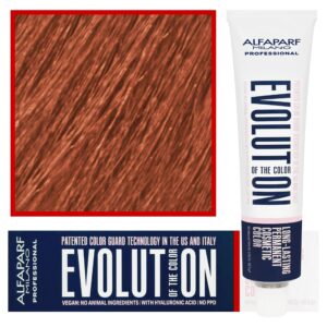 Alfaparf Evolution - wegańska farba do koloryzacji włosów, 60ml 8,4 | Jasny Blond Miedziany