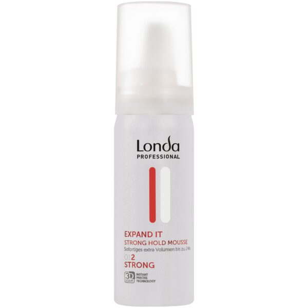 Londa Expand It Strong Hold Mousse – mocno utrwalająca pianka, zwiększa objętość, 50ml