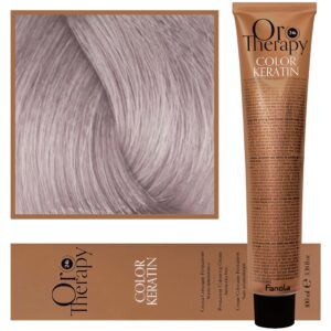 Fanola Oro Therapy - farba do włosów bez amoniaku, pełna paleta kolorów 10,21 | Blond Platynowy Fioletowy Extra