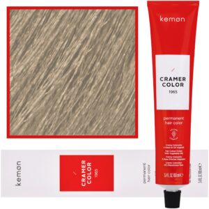 Kemon Cramer Color – kremowa farba do włosów z olejem kokosowym, 100ml 9,78 | Bardzo Jasny Fioletowy Perłowy Blond