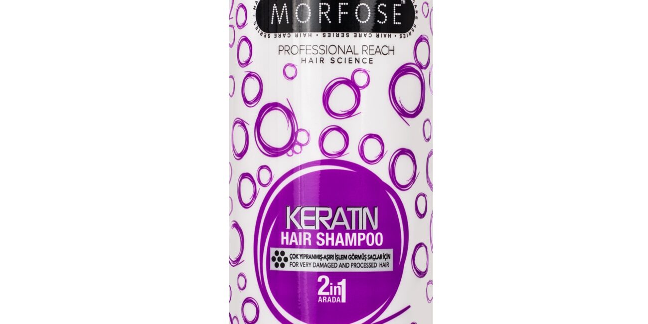 Morfose Keratin Hair Shampoo – odbudowujący keratynowy szampon do włosów zniszczonych, 1000ml