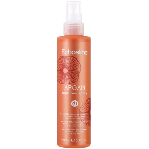 Echosline Argan Total One Spray - odżywczy, arganowy spray do włosów, 200ml