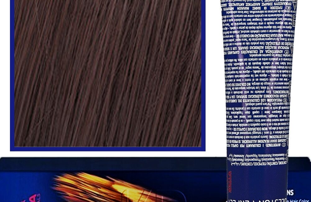 Wella Koleston Perfect Me profesjonalna farba do koloryzacji włosów 60ml 4/77 Intensywny Średni Brąz