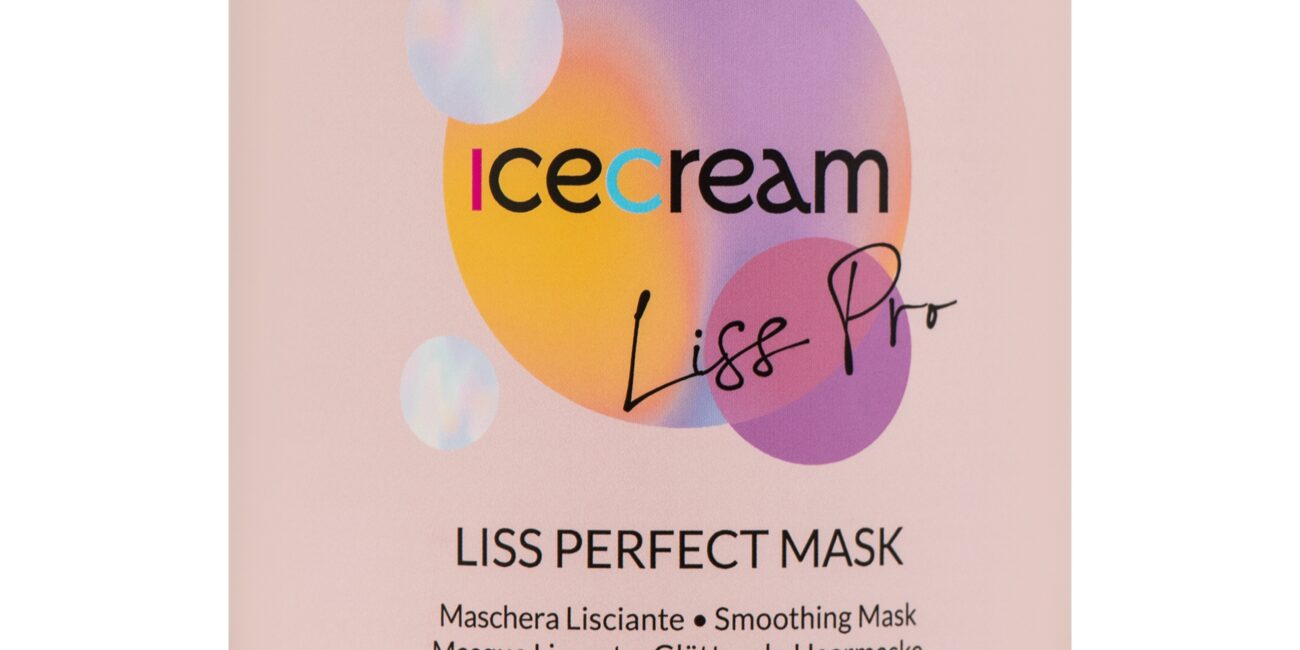 Inebrya Ice Cream Liss Pro Perfect - maska wygładzająca do włosów, 1000ml