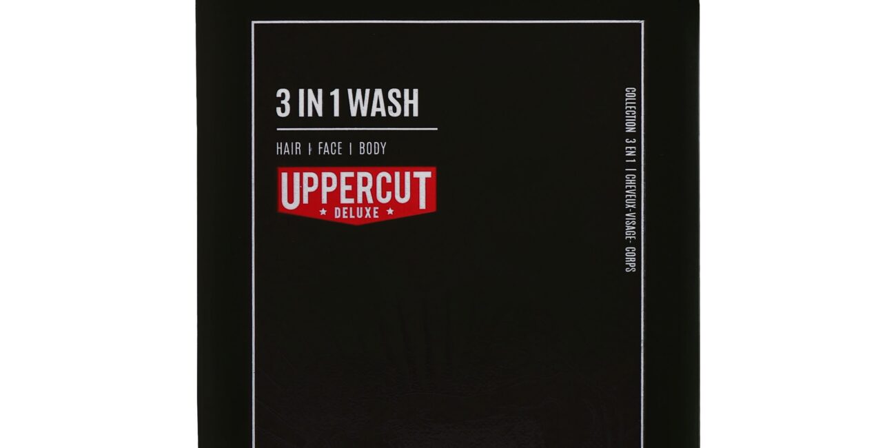 Uppercut Deluxe 3 in 1 Wash - kosmetyk 3 w 1 do mycia włosów, twarzy i ciała, 240ml