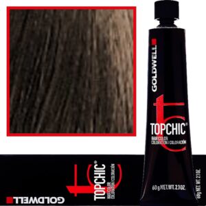 Goldwell Topchic - profesjonalna farba do włosów, 60ml 5-NA Naturalny Popielaty Jasny Brąz