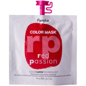 Fanola Color Mask koloryzująca maska do włosów, różne kolory 30ml Red Passion