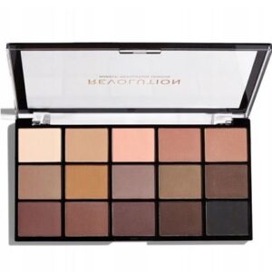Makeup Revolution Re-Loaded Basic Mattes - paletka matowych cieni do powiek
