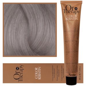 Fanola Oro Therapy - farba do włosów bez amoniaku, pełna paleta kolorów 10,1 | Blond Platynowy Popielaty