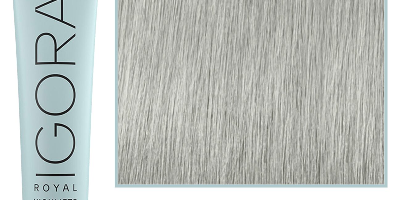 Schwarzkopf Professional Igora Royal Highlifts - farba do włosów o rozjaśniającej formule, 60ml 10-21 | Ultra Blond Popielaty Cendre