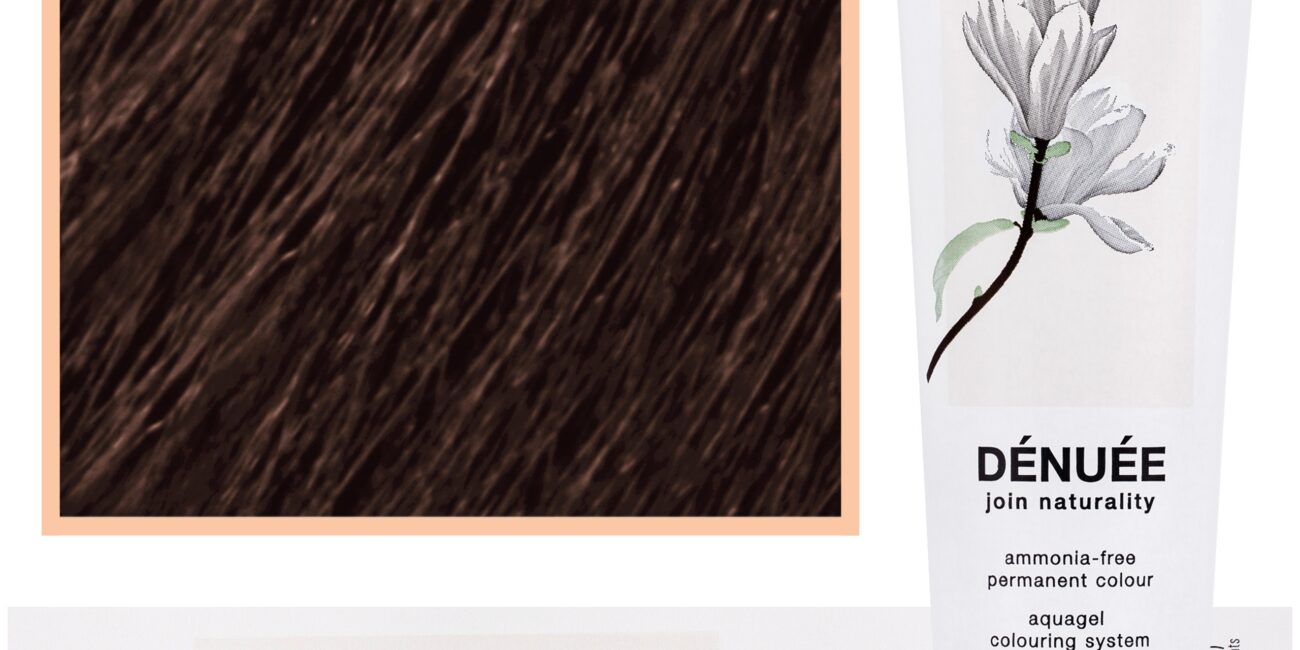 Montibello Denuee – naturalna wegańska farba do włosów bez amoniaku, 60 ml 5,64 | Miedziany-Kasztanowy Jasny Brąz
