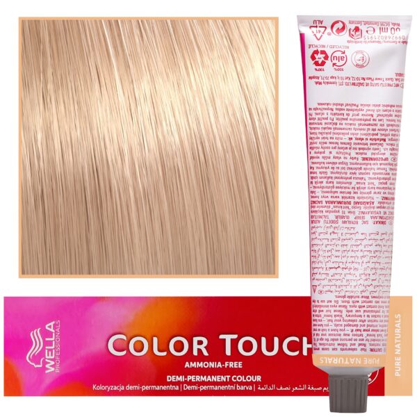 WELLA COLOR TOUCH profesjonalna farba do włosów 60 ml 10/05 Najjaśniejszy Blond Naturalny Mahoniowy