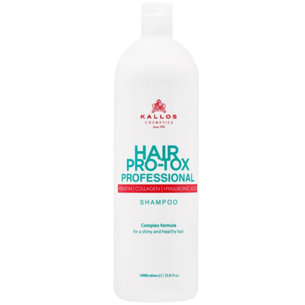 Kallos Hair Pro-Tox Shampoo - szampon z kolagenem i kwasem hialuronowym, 1000ml