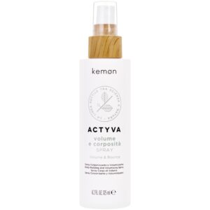 Kemon ACTYVA Volume E Corposita - fluid w sprayu pogrubiający włosy cienkie, 125ml